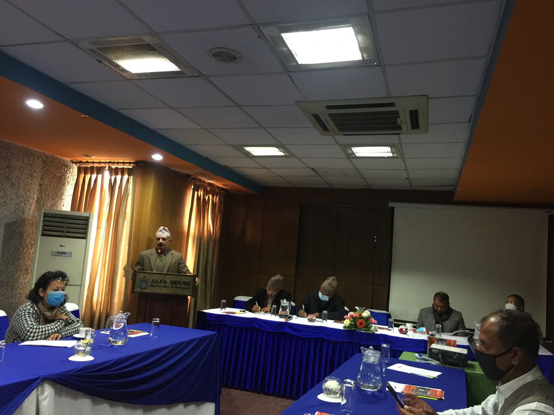 Interaction Program on the role of the opposition in Parliament (2021 Kathmandu).